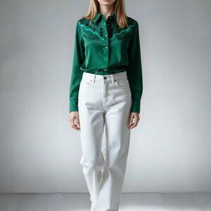 Woman's Diani Western Style Shirt Size 6